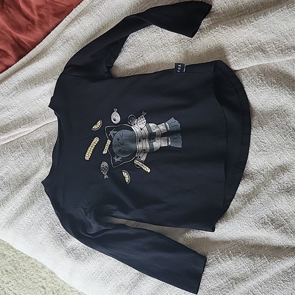 Huxbaby size 3 long sleeve (fish and chips) - Picture 1 of 2